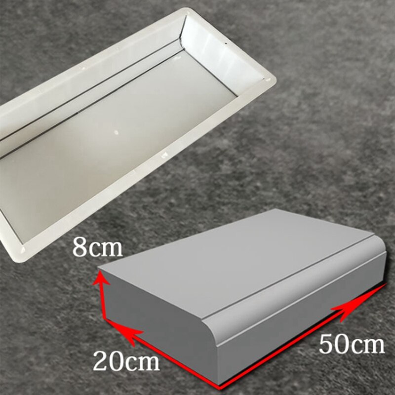 Vei side stein plast mold motorvei hage sti sement vei veikant belegning betong mold 50 x 20 x 8cm
