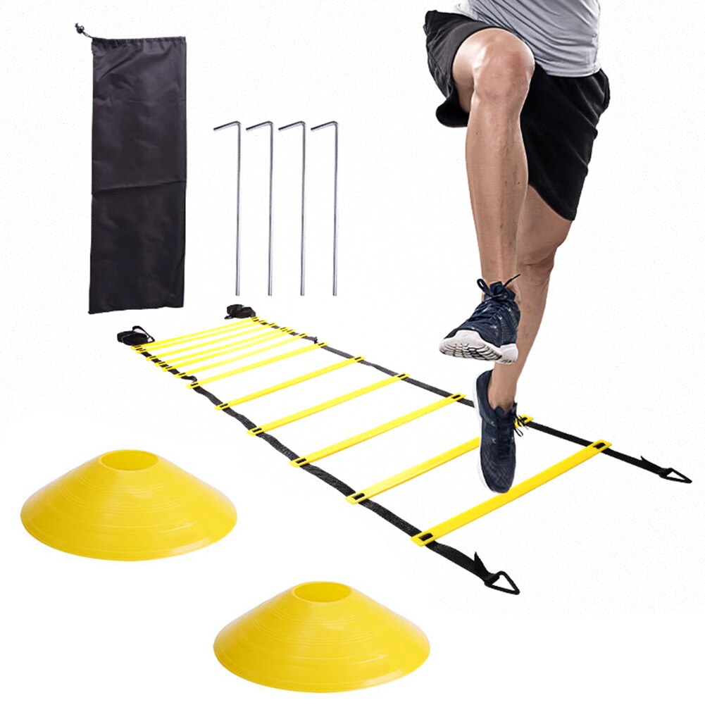 Football Fitness Equipment Soccer Agility Training Agile Speed Jumping Ladder for Easy Safety Exercise Accessories
