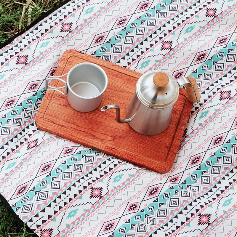 Esterilla para exteriores, utensilios de cocina para acampada, cubierta impermeable para acampada, playa, mar, accesorios de Picnic plegables, manta de Picnic portátil