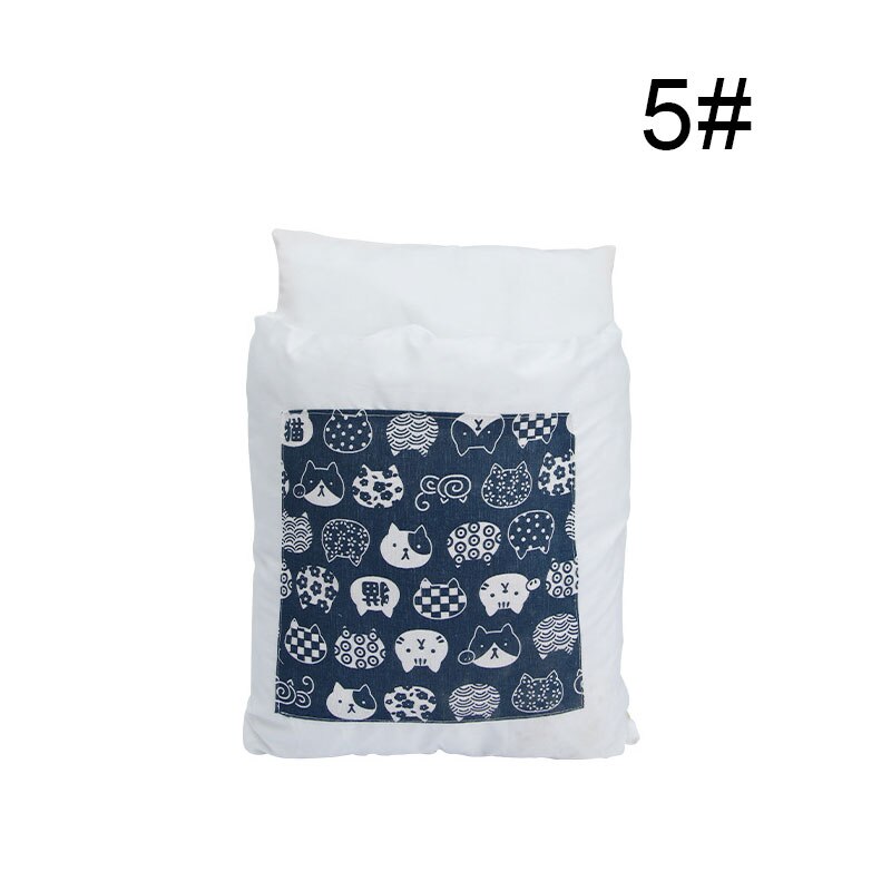 Sac de couchage amovible pour chat, lit d'hiver pour animal de compagnie, en velours, FOU99: 5 / L