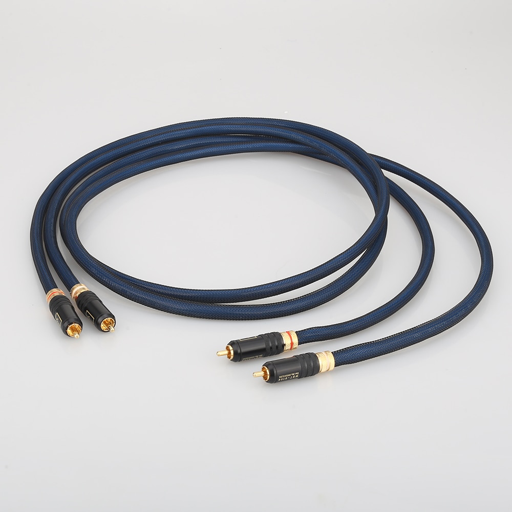 1 Paar Rca Kabel Siltech G5 Top Gesorteerde Verzilverd Rca Male Naar Male Kabel Met WBT0144 Rca Plug Kabel