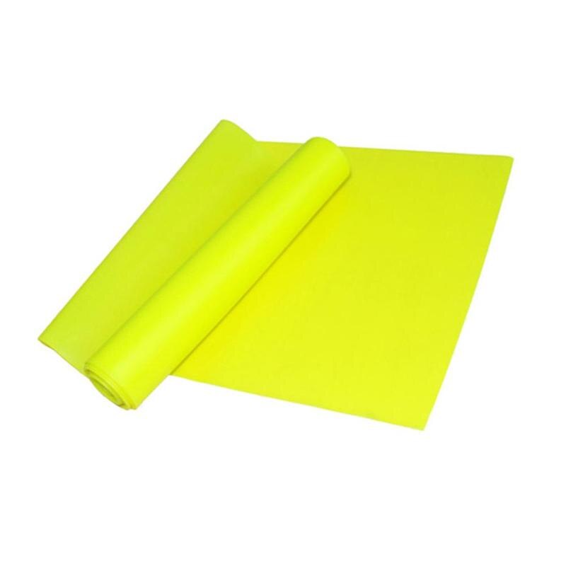 Miljövänligt latex yoga stretch band stretch band pull band bälte lakan pull fitness rep drag motstånd  n4 n 1: Gul