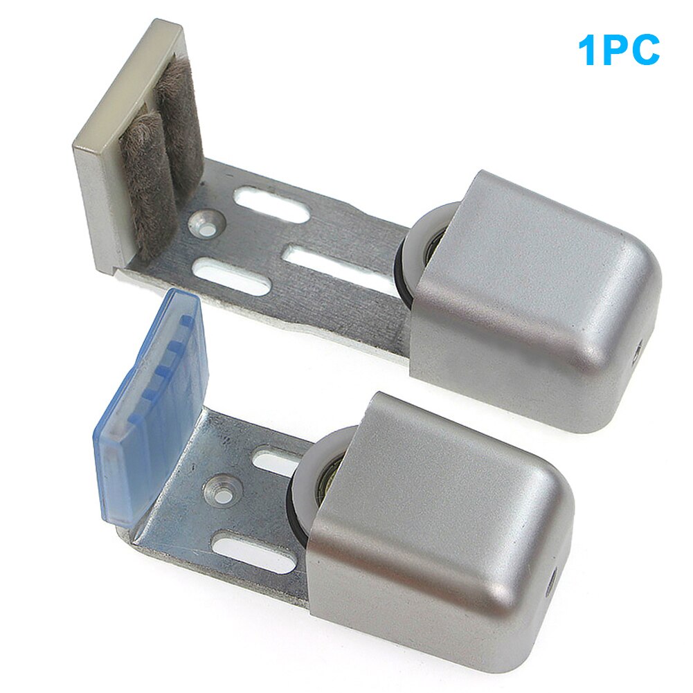 Steel Slotting Sliding Door Track Floor Guide Adjustable Length Bottom Mini Barn Hardware Automatic Anti Swinging Home Solid