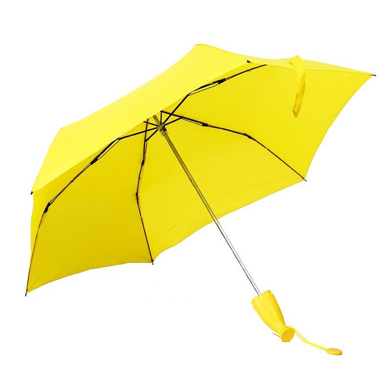 Mærke banan form børn paraply regn til kvinder som nyhed børn dreng eller pige fødselsdag 5 folde studerende mini paraply