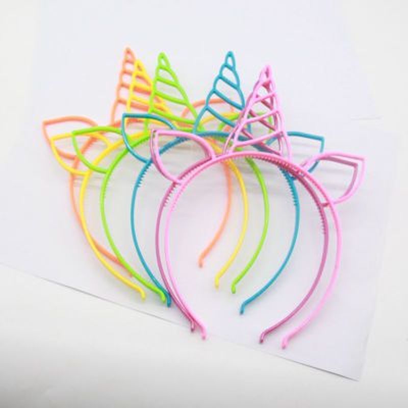 6 pçs unicórnio bandana bebê menina acessórios de cabelo headbands para meninas festa decoração do chuveiro do bebê festa festiva suprimentos do bebê presentes