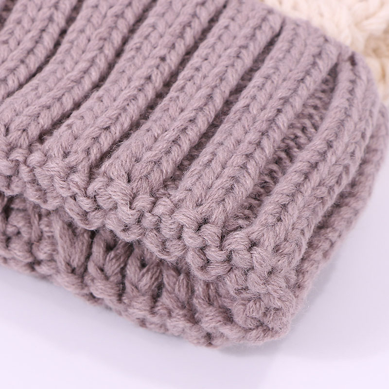 Ensemble écharpe chapeau tricoté pour femmes | Bonnet, écharpe pour filles, bonnet chauffant et , écharpe à anneaux, pompons