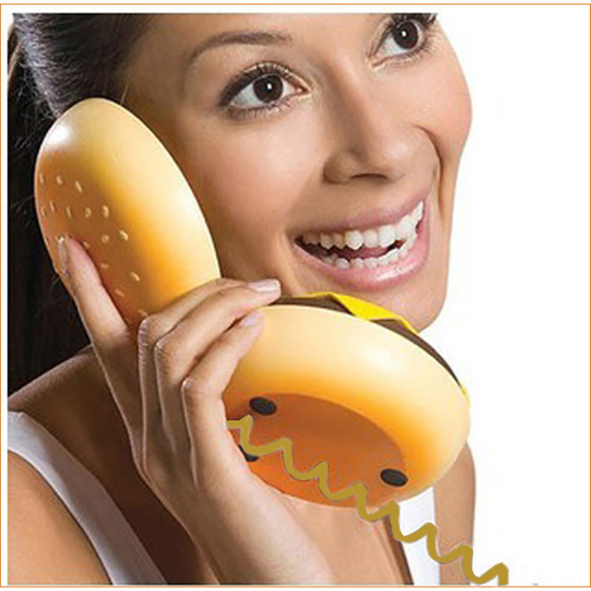 Cheeseburger Burger Telefoon Telefoon Leuke Telefoons Vaste Vaste Telefoon Desktop Telefoon Voor Home Hotel Office Decoratie