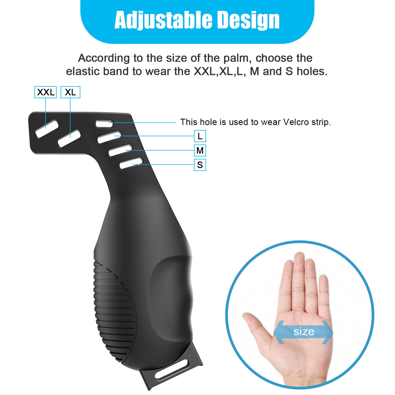 Voor Oculus Quest 2 Vr Knuckle Band + Grip Cover + Hand Strap + Thumb Knop Cap Voor Oculus Quest 2 Vr Controller Handvat Beschermende