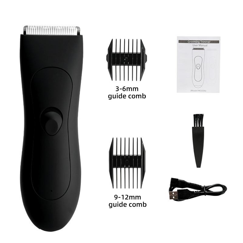 Mens Body Hair Trimmer for Men Balls Women Lady Shaver Hair Removal Bikini Trimmer Groin & Body Shaver Groomer Arm Beard Razor: black