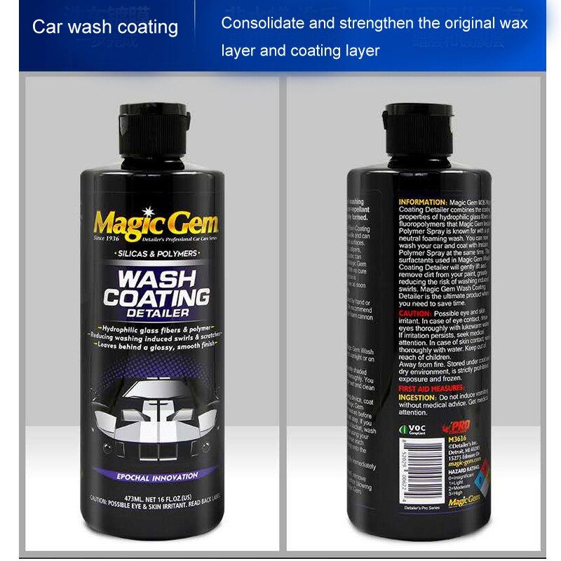 473ml Auto Verf Zorg Vloeibaar Glas Wasstraat Coating Agent Nano Hydrofobe Auto Polish Auto Detailing Water Glas Coating
