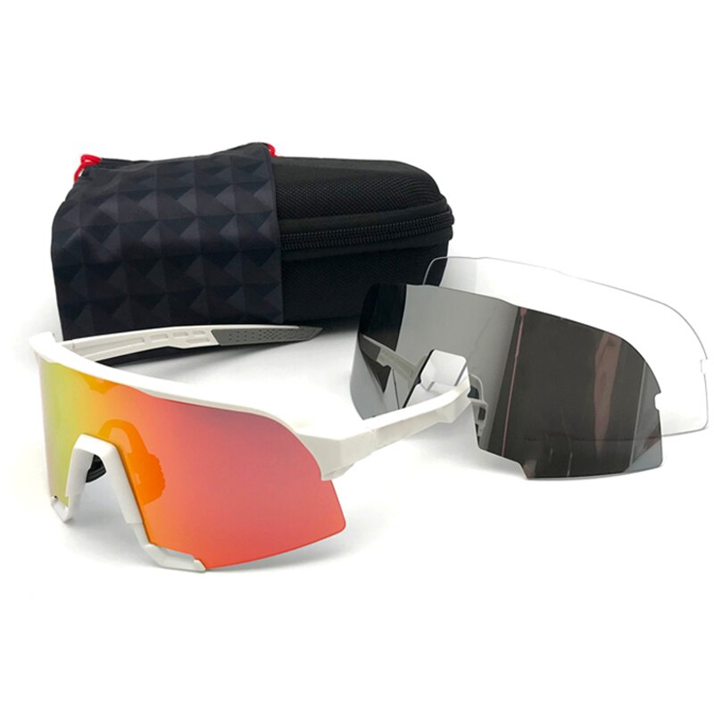 Outdoor Cycling 100 s2 occhiali da sole da uomo bici occhiali Anti-UV moto sport Mountain Bike UV400 Set di occhiali fotocromatici: B2