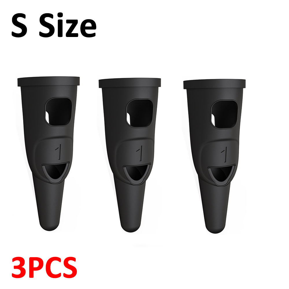 Bolígrafos de silicona suave para dedos, guantes universales de pantalla de tableta de sensibilidad de alta precisión para IPhone/iPad/tableta Android: Morado