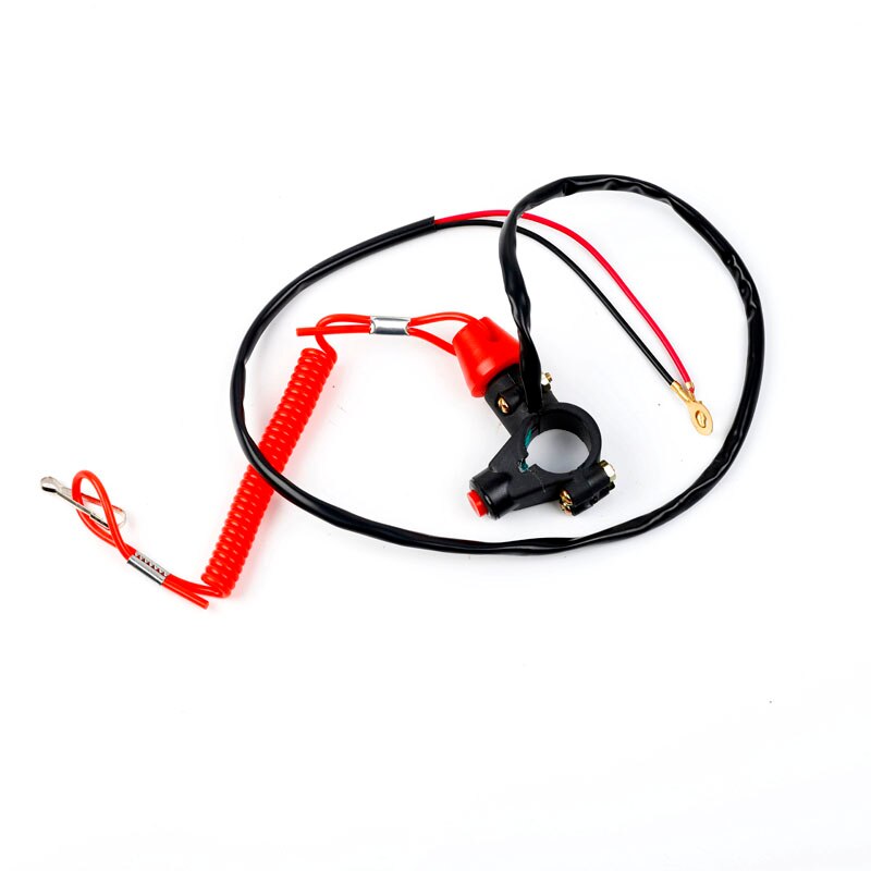 Auto Parts Pocket Bike Off Tether Stop Kill Switch Botón Para