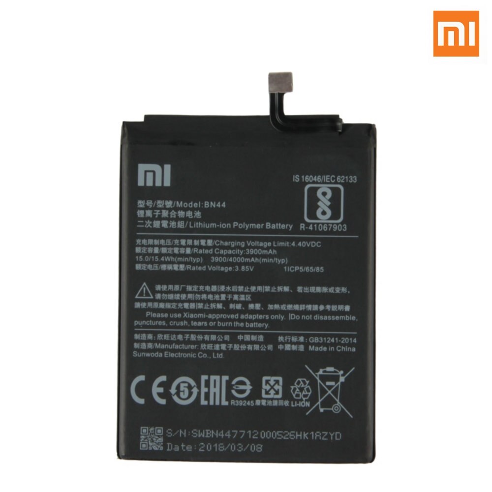 4000mAh Originele formaat batterij BN44 Voor Xiaomi Redmi 5 Plus bn44 Mobiele Telefoon Batterijen + Gereedschap