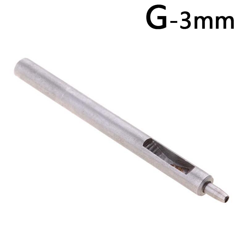 1PC Round Hollow Punch Leather Craft Punch Tool Hollow Hole Punch Cutter Tool for Watch Bands Belts Canvas Paper 0.5-5.5mm: G