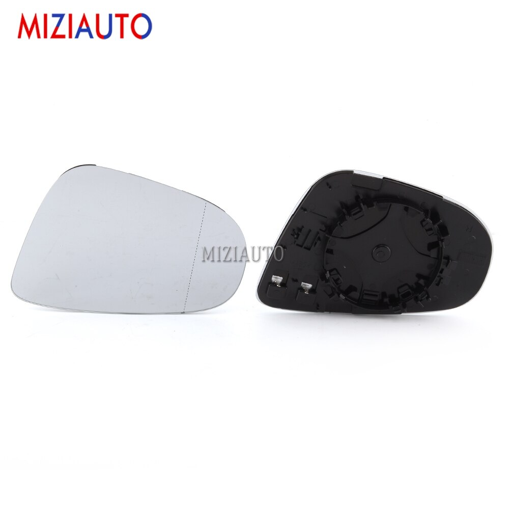 Oppvarmet sidespeil for vw golf 6 mk6 speil glass bil-styling ramme deksel speilhus tilbehør