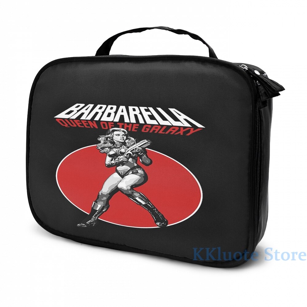 Divertido estampado gráfico de Barbarella, inspirado en el culto, mochila con carga USB para hombres, mochilas escolares para mujeres, bolsa de viaje para ordenador portátil: Cosmetic bag