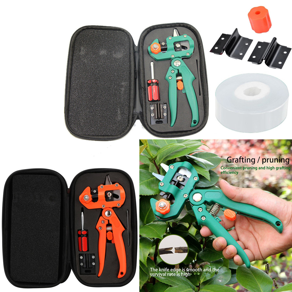 Fruit Plant Boom Snoeischaar Landbouw Snoeischaar Tak Cutter Enten Snoeischaar Schaar Boomgaard Tuin Gereedschap Kit Groen