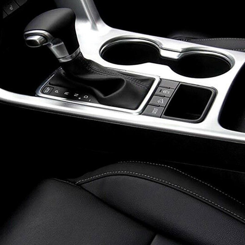 Car Interior Gear Box Panel Cover Trim for KIA Sportage 4 QL KX5 Water Cup Holder Frame Accessories