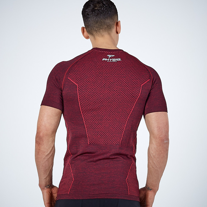 2021 nuovi uomini in esecuzione T-shirt sportiva attillata compressione maglietta asciutta rapida palestra maschile Fitness Bodybuilding jogging Tees top abbigliamento
