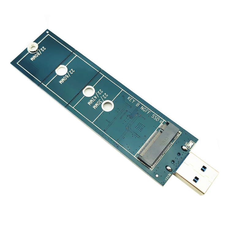 M2 ssd-adapter  m2 usb-adapter  m2 til usb 3.0 usb 3 usb 3 6gb stigerør-konverter til 2230 2242 2260 2280 b+ m-nøkkel ngff m .2 sata ssd