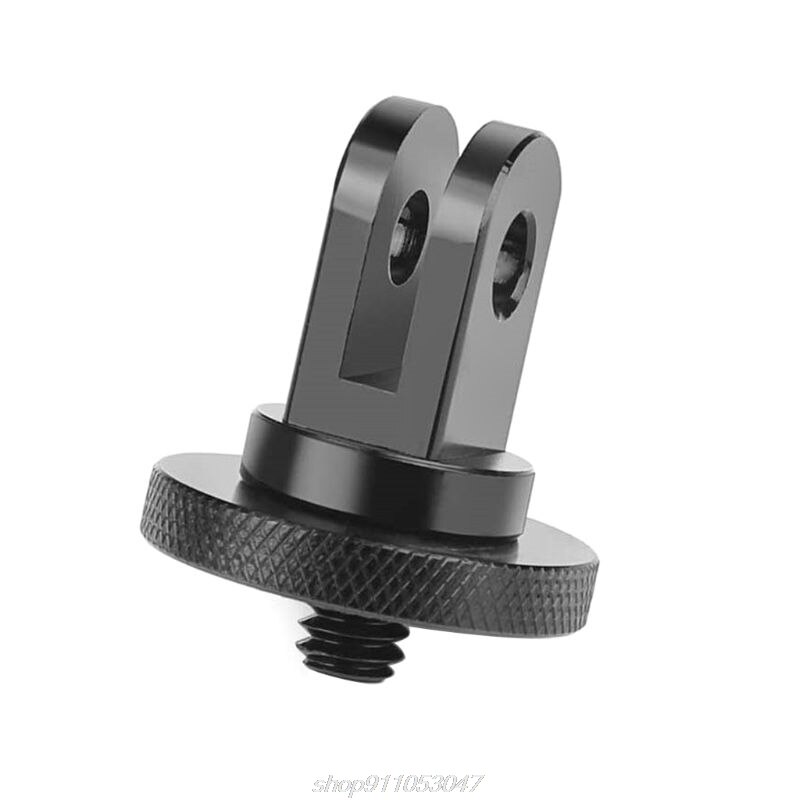 Minitrípode de aleación de aluminio para cámara gopro Hero 7, 5, 6, Session, Sjcam, Sj4000, Yi, 4K, Eken, H9, N19, 20, 1/4 pulgadas,