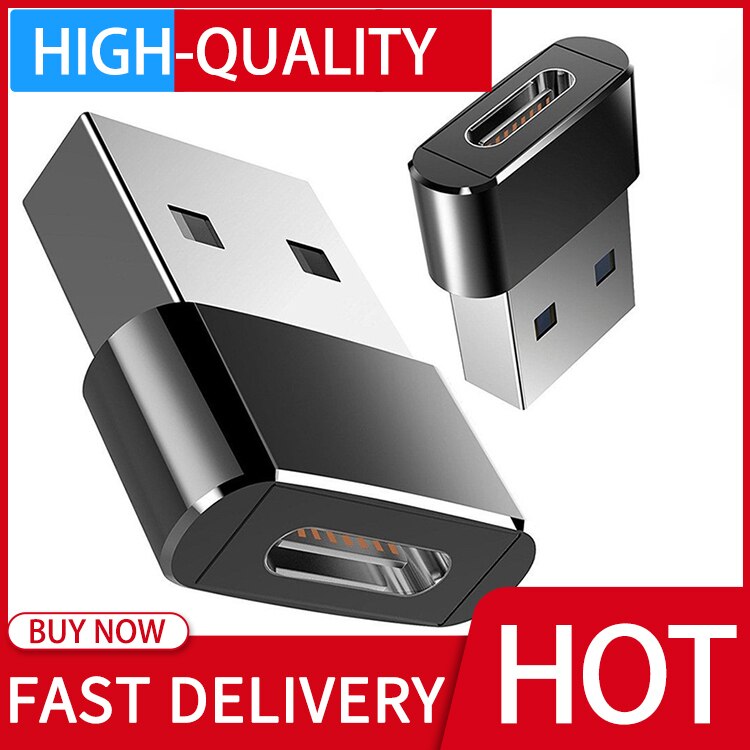 USB 3.0 Type A Male to USB 3.0 Type C Female Connector Converter Adapter Type-c USB Standard Charging Data Transfer