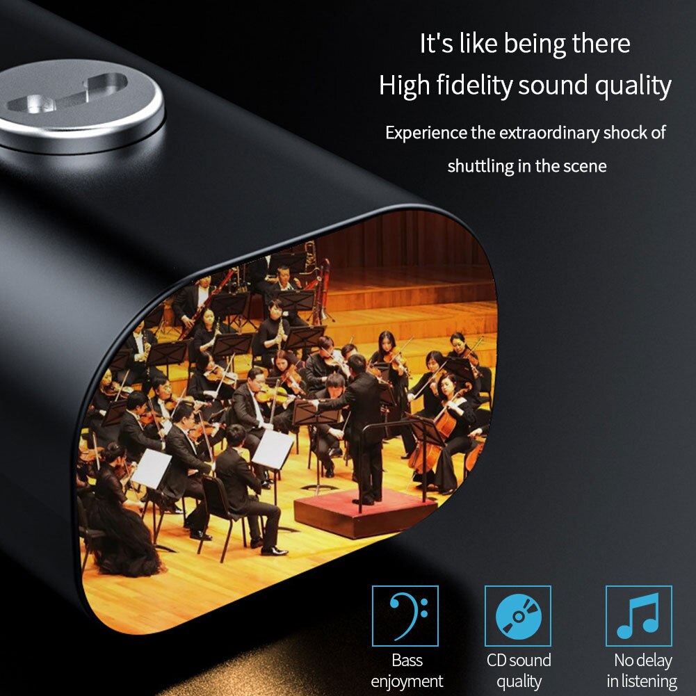 BT001 récepteur Audio Bluetooth 5.0 casque musique jouant sonore 3.5mm Mini Portable Navigation AUX Interface