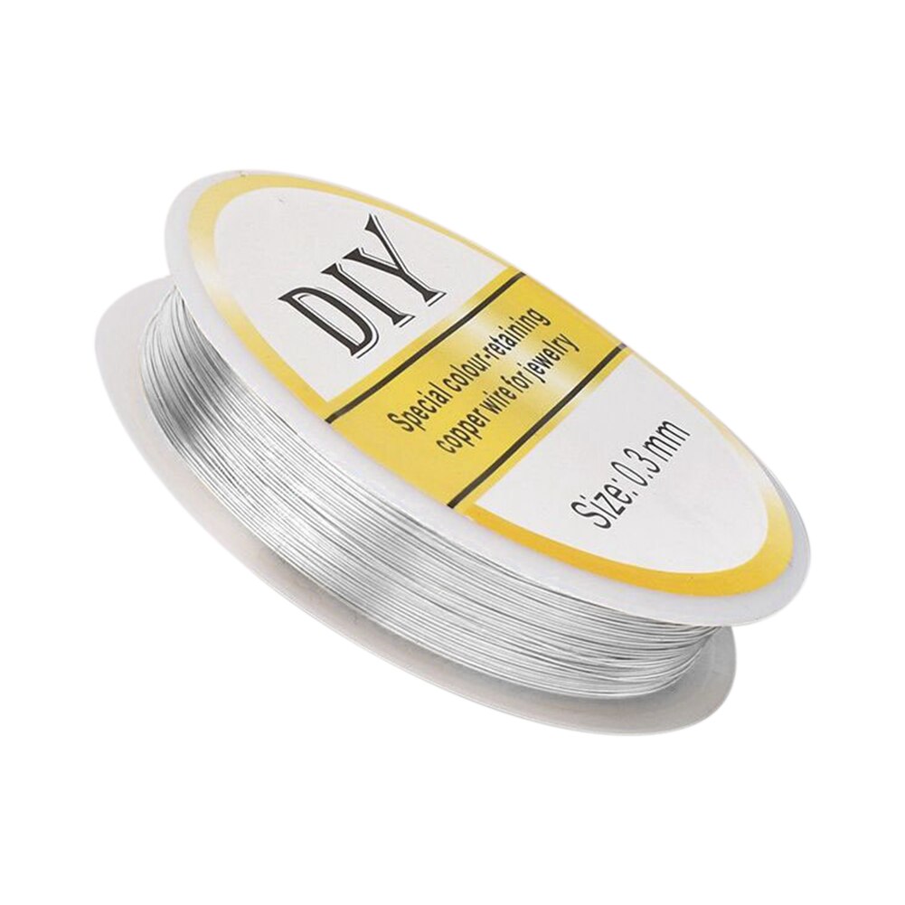 0.3Mm 20M Koperdraad Art Kralen Draad Voor Armband Ketting Sieraden Cord String Diy Kleurvast Kralen Accessoires Craft maken: SR