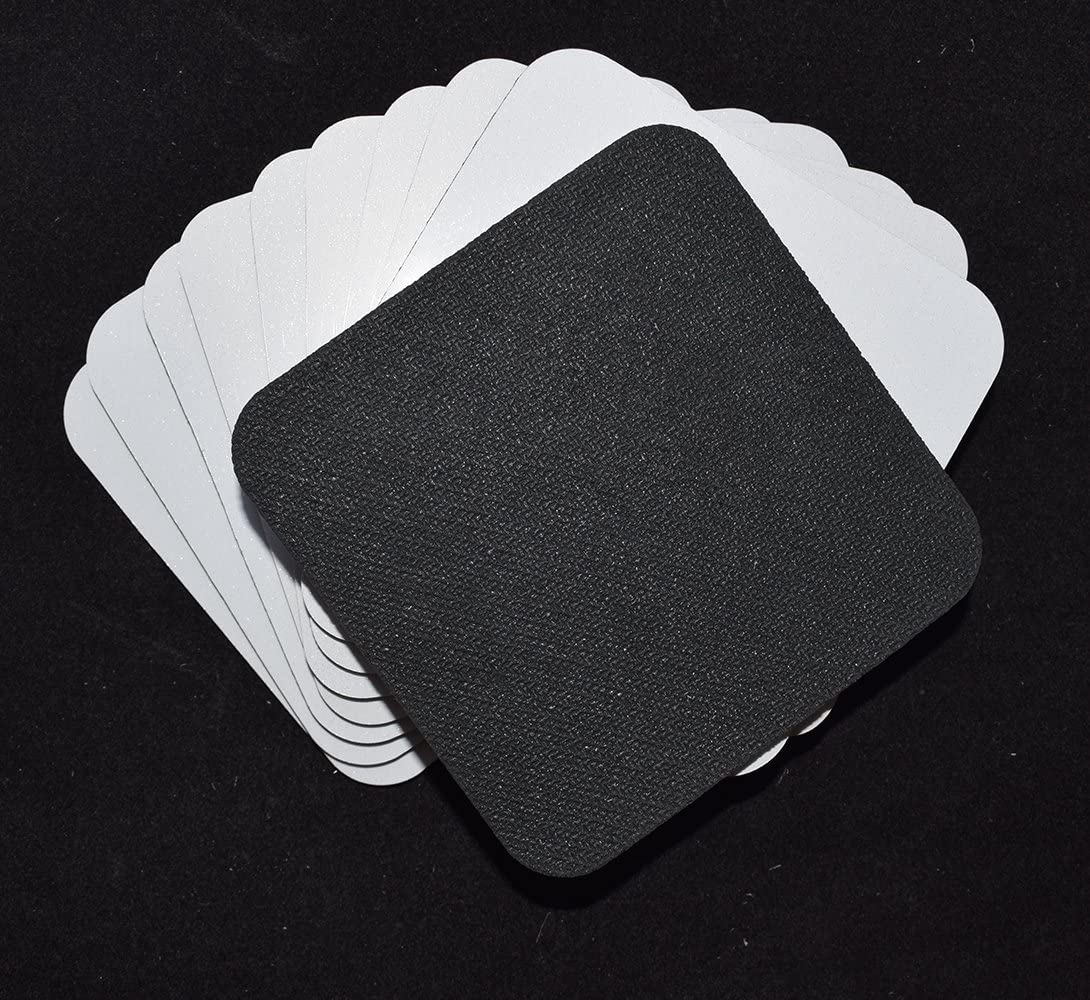 10 pcs Sublimation Rubber Coasters Sublimation Blank Heat Transfer sublimation coaster blanks