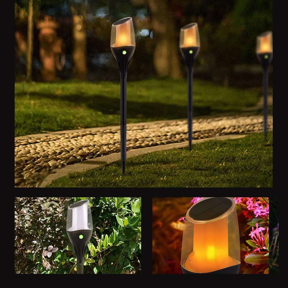 Zonne-Energie Buiten Tuin Gazon Lamp Zonne-Energie Waterdicht Landschap Pad Voor Tuin Achtertuin Gazon Patio Decoratieve Led Verlichting