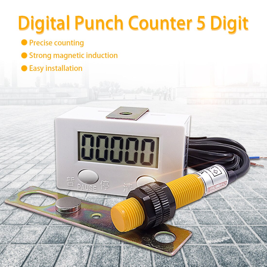 Digital Electronic Counter Puncher Remote control Magnetic Inductive Proximity Switch Counters