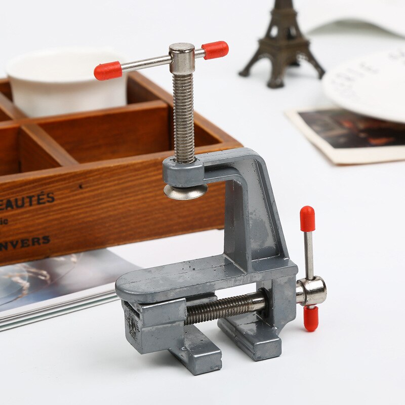 3.5 "Aluminium Miniatuur Kleine Juweliers Hobby Klem Op Tafel Bankschroef Mini Tool Vice Bench Kleine Bankschroef Tafel vise