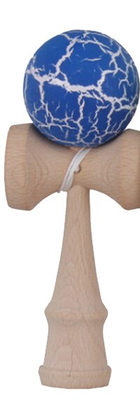 Kendama ball strings japan japansk legetøj omkring 18cm 18.5cm ball kendama fritidssport: Blå