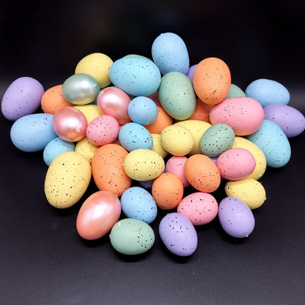 6Stck Ostern Ei Modelle Dekorative Ostern Requisiten Malerei Verzierungen (Mischfarbe)