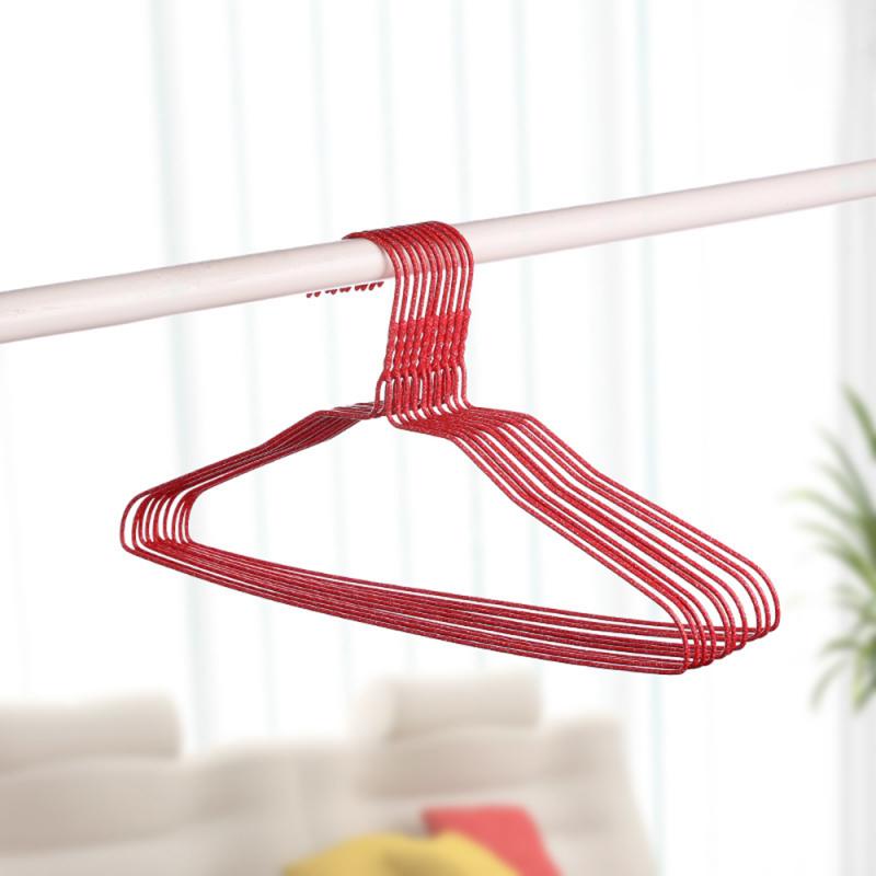 10pcs Multifunctional Plastic Hanger Wardrobe Clothes Coat Hanger Non Slip Clothes Storage Hanger Laundry Wet Clothes Organizers