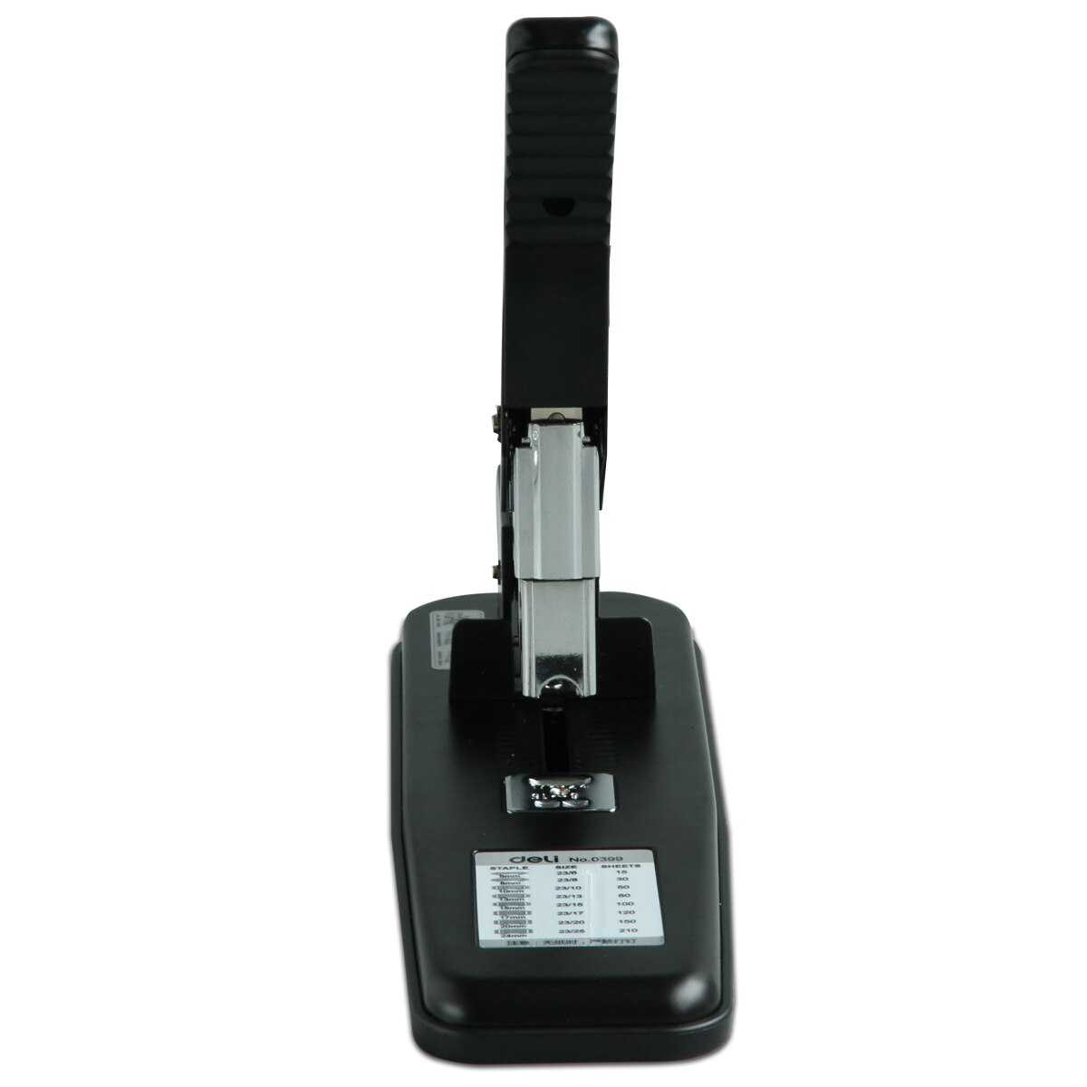 DELI Heavy duty stapler 50/80/210 sheets large arm thickening office stapler grapadora agrafeuse grampeador chancery papelaria