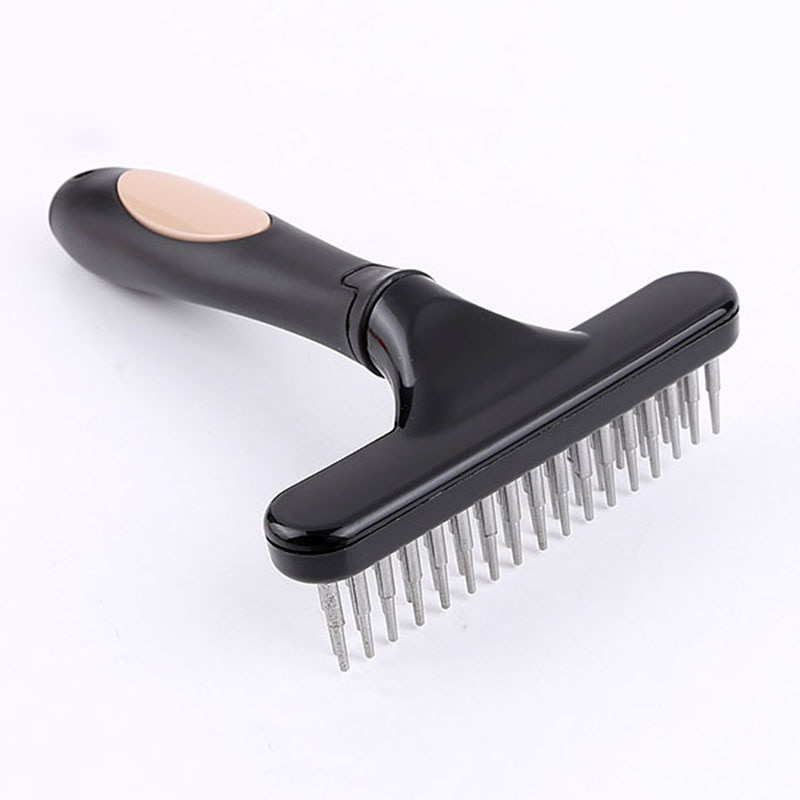 Pin Undercoat Rake 4 Colors Pet Grooming Comb Double Row Pins Underco... – Vicedeal