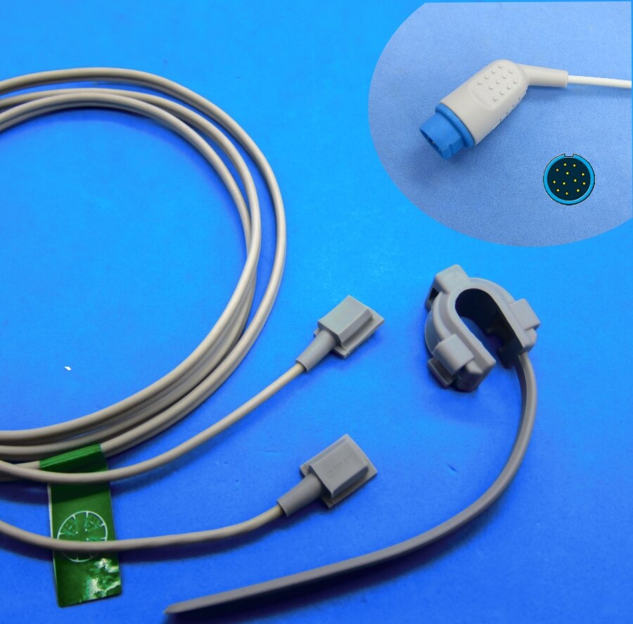 Lange Kabel Awt Volwassen Vinger Clip Spo2 Sensor Voor Mindray PM5000 PM6000 Patiënt Monitor: Y-model