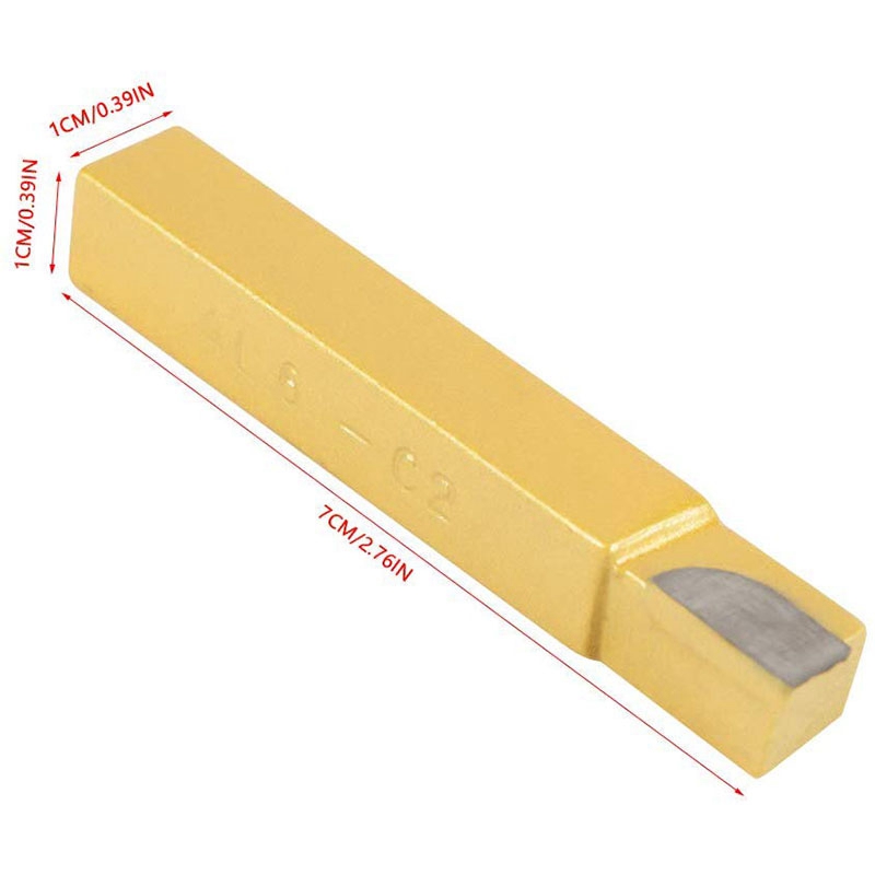 20Pcs 3/8 Inch Lathe Tool Bits Lathe Cutting Tool Hand Face Grooving Tool Welding Milling Cutting Turning Tool Set for Metal Lat