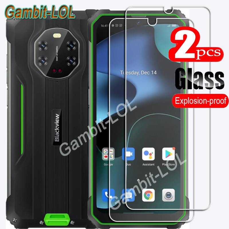 For blackview  bv8800 herdet glass beskyttende på blackviewbv 8800 bv 8800 6.58 tommers skjermbeskytter smarttelefon dekselfilm