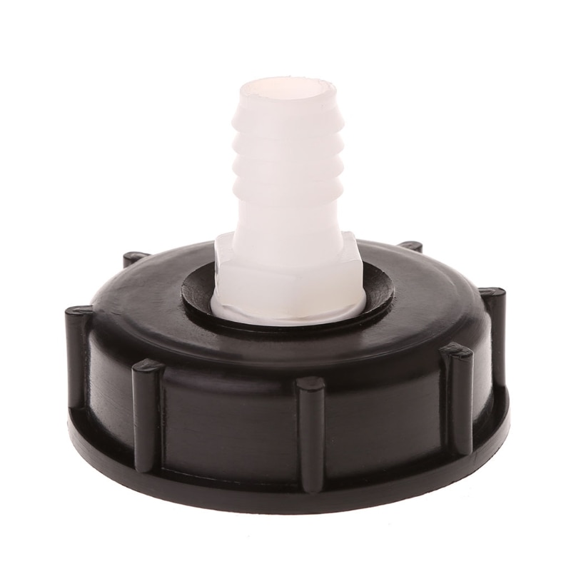 Hign IBC Tote Tank Food Grade Drain Adapter 2.36" Coarse Thread To 16mm Hose Faucet Valve