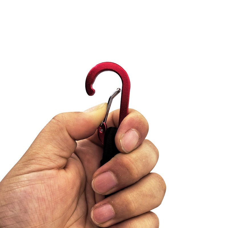 Cordon élastique robuste, sangle d'attache élastique, mousqueton, crochets, Kayak, cyclisme, bagages, cordes d'emballage, accessoires de Camping