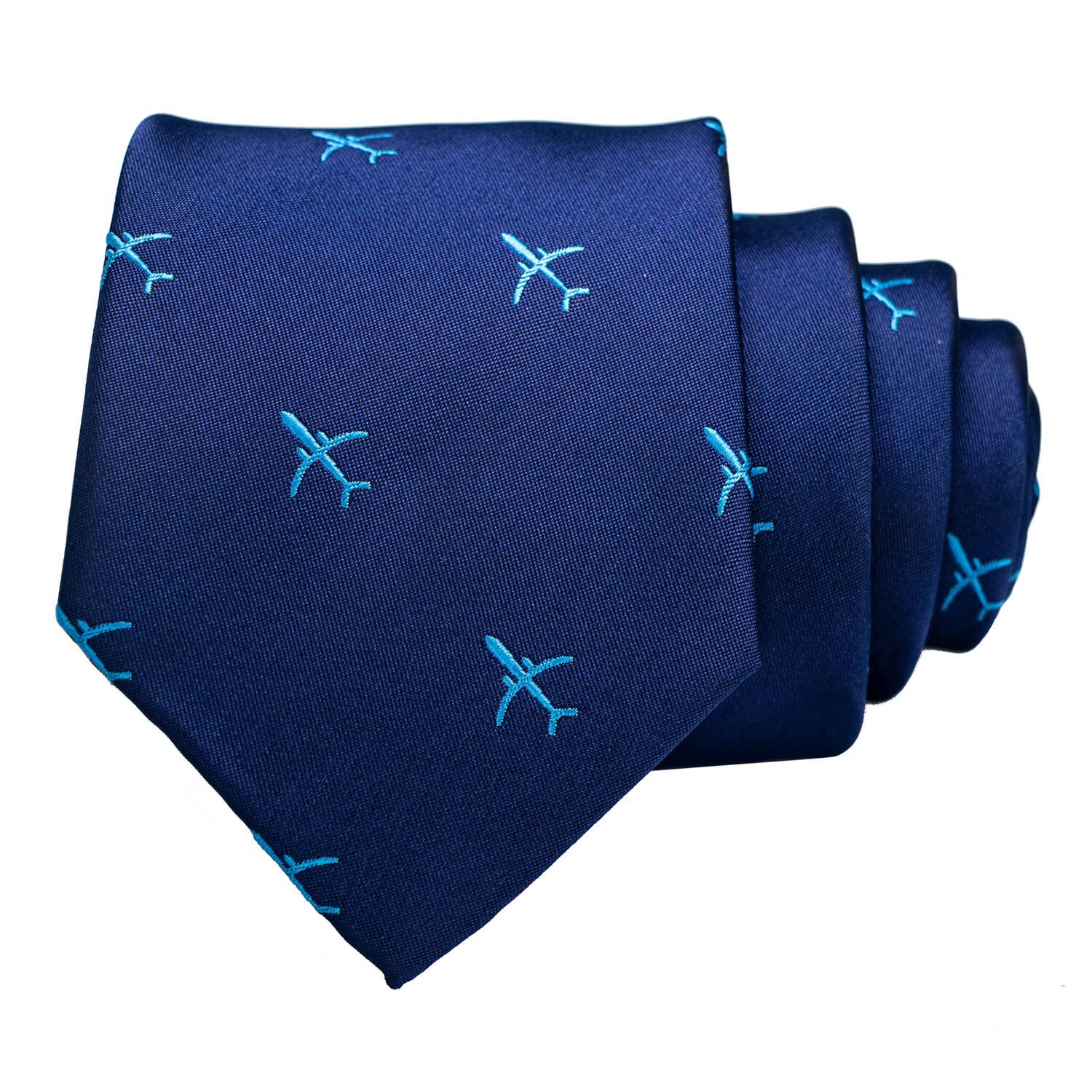 Dier Tie Voor Mannen Zijde Geweven Stropdas Dinosaurus Slak Vos Flamingo Jacquard Party Wedding Gravata Ties: Bruin