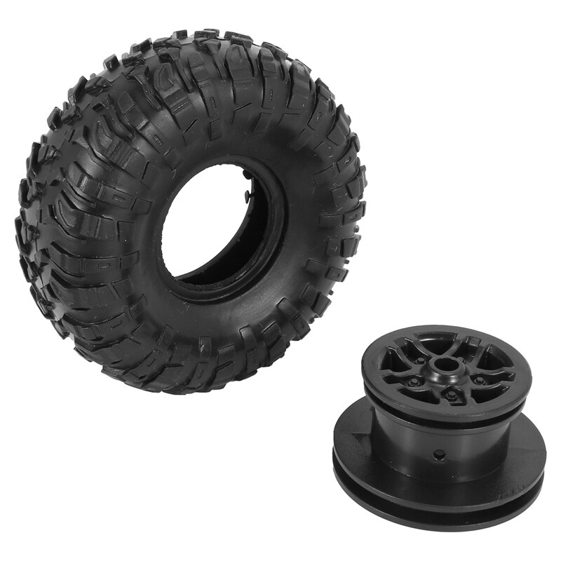 4 Pcs RC Car Tires Wheels Rims Set for MN D90 D91 RC Car Spare Parts Crawler Car Assembled Tyre for Truck Parts &amp; Accessories