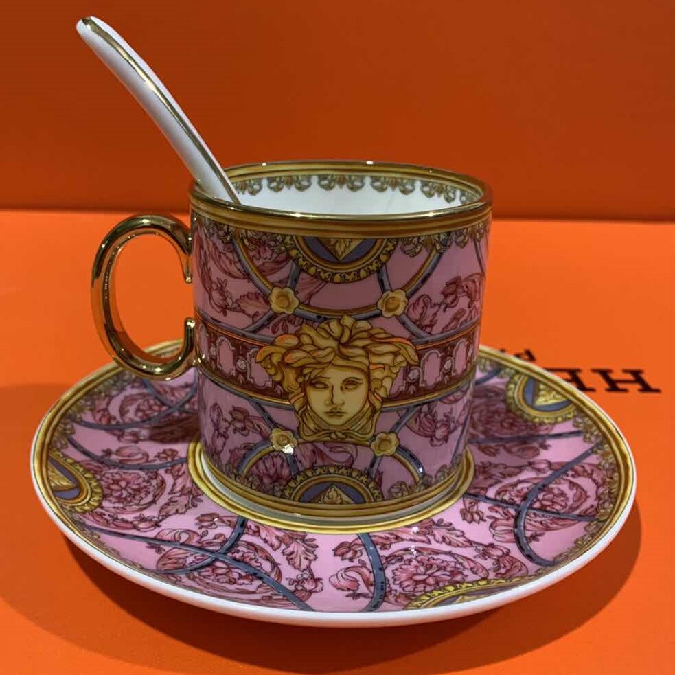 Tea Cup Saucers Bone China Teacups Coffee Cups Coffee Cup Saucers Set Mug Coaster Dish Set Office Tea Set Home Coffee Set: G1