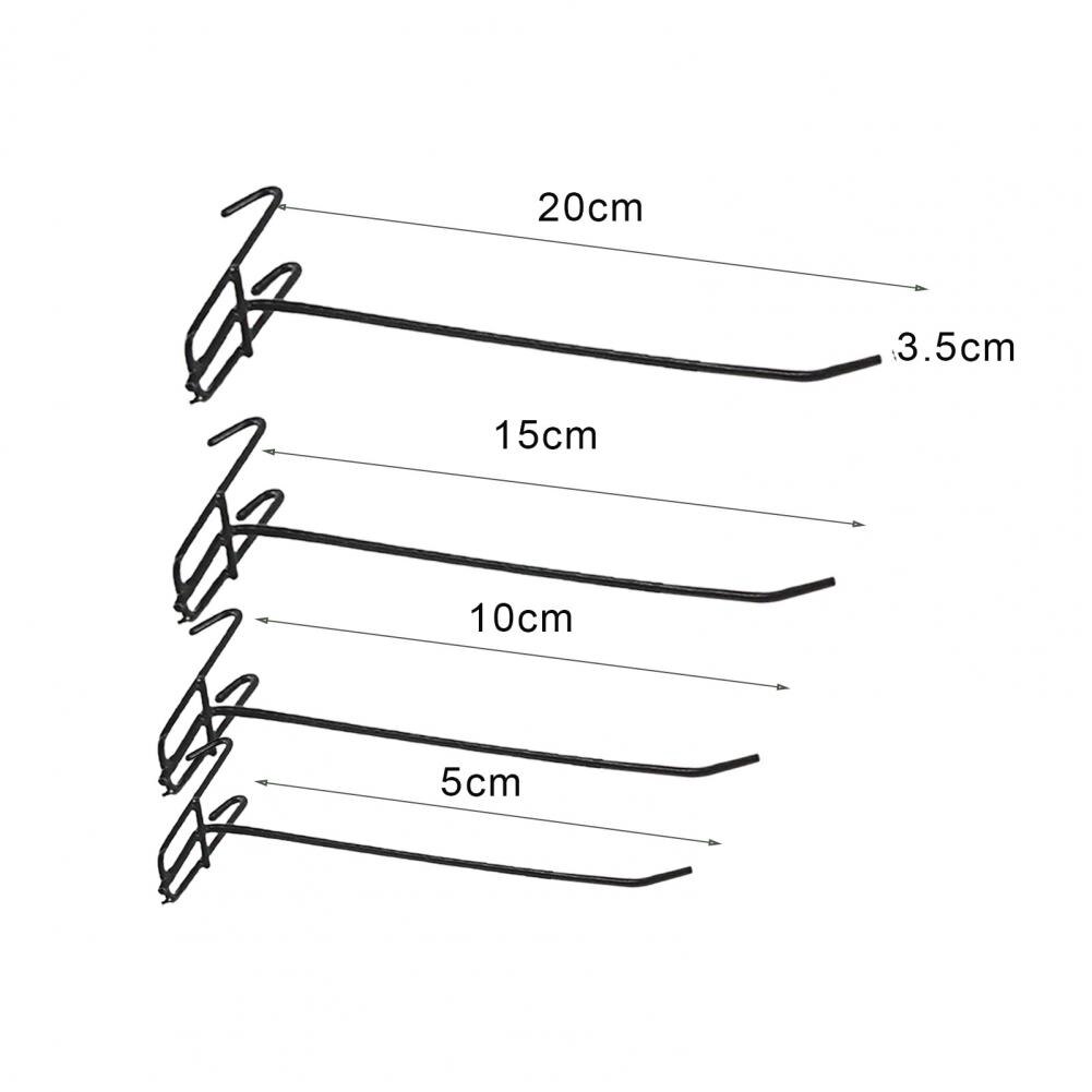 10Pcs Hooks Wear-resistant Removable Metal Stable Hangers Pictures Hanger Wall Storage Organizer for Home Storage
