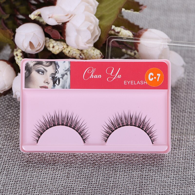 4D Seide Faser Mascara Wasserdicht Schnelle Trockenen Natürliche Weiche Lange Curl Make-Up Schwarz Mascara Dicke Kosmetik Wimpern Verlängerung TSLM1: C-7
