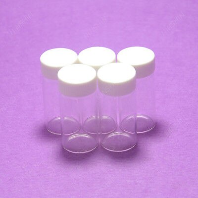 20 ML Clear Reagensfles, Sample, Penicilline Flesjes, Met PP Schroef Deksel, 5 STKS/PARTIJ