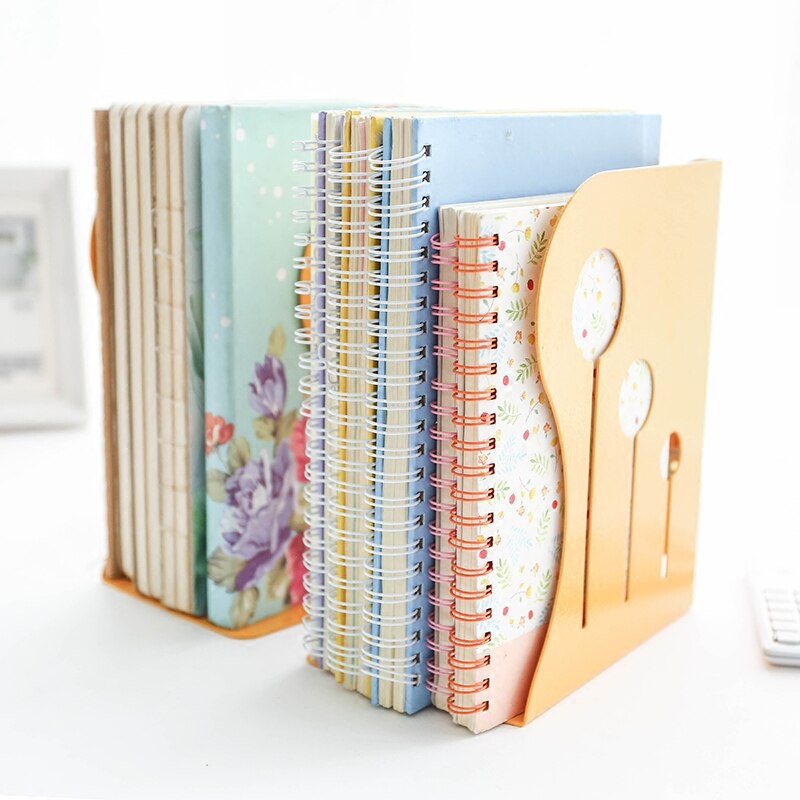 Simple and retractable bookshelf folding book clip book block for students to set up things for children